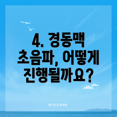 4. 경동맥 초음파, 어떻게 진행될까요?