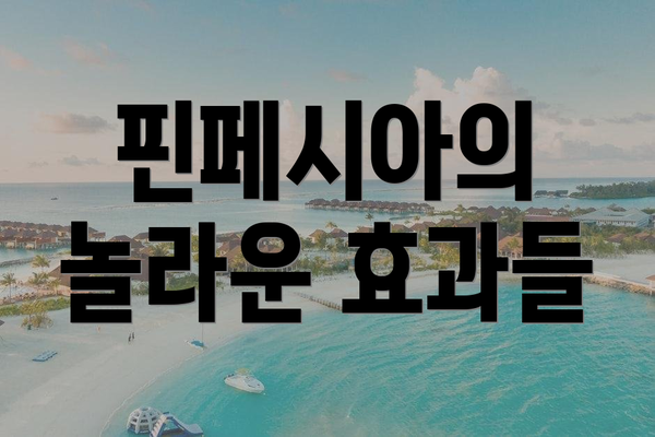 핀페시아의 놀라운 효과들