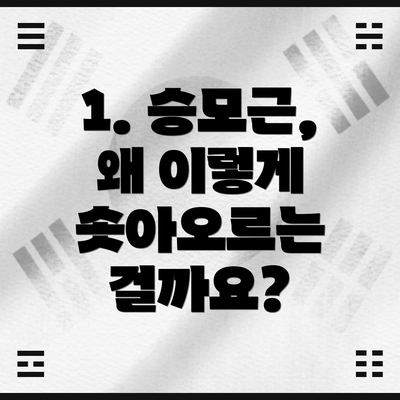 1. 승모근, 왜 이렇게 솟아오르는 걸까요?
