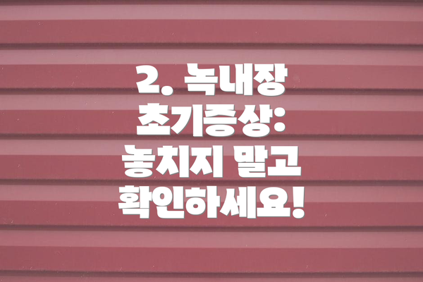 2. 녹내장 초기증상: 놓치지 말고 확인하세요!