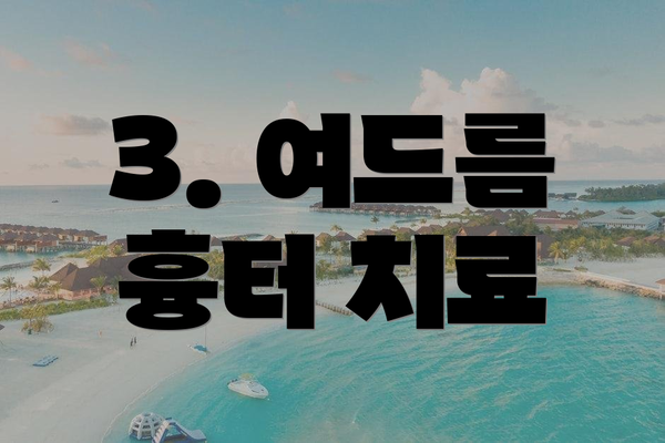 3. 여드름 흉터 치료