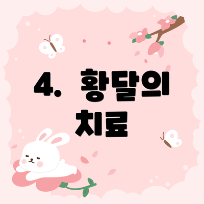 4.  황달의 치료