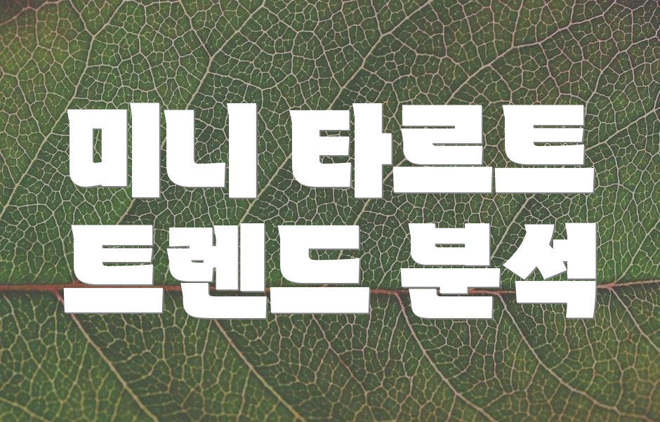미니 타르트 트렌드 분석