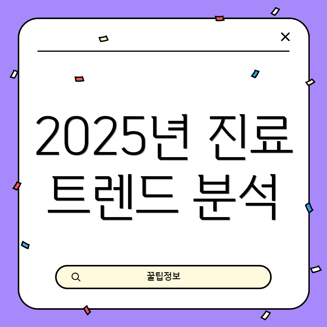 2025년 진료 트렌드 분석