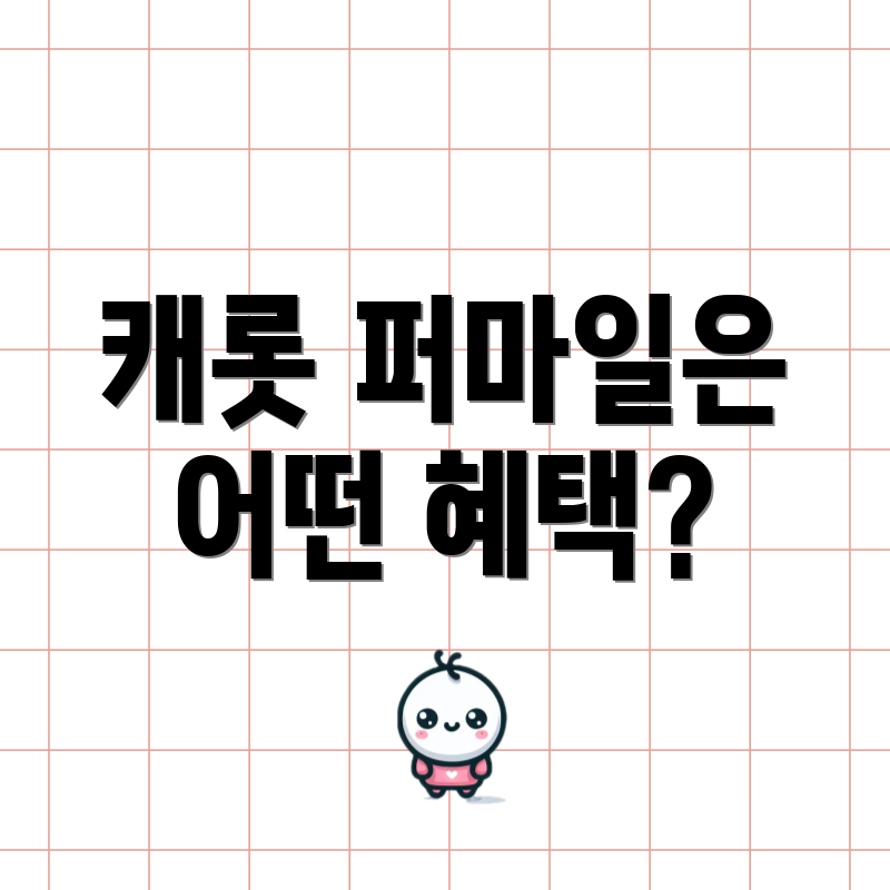 캐롯 퍼마일은 어떤 혜택?