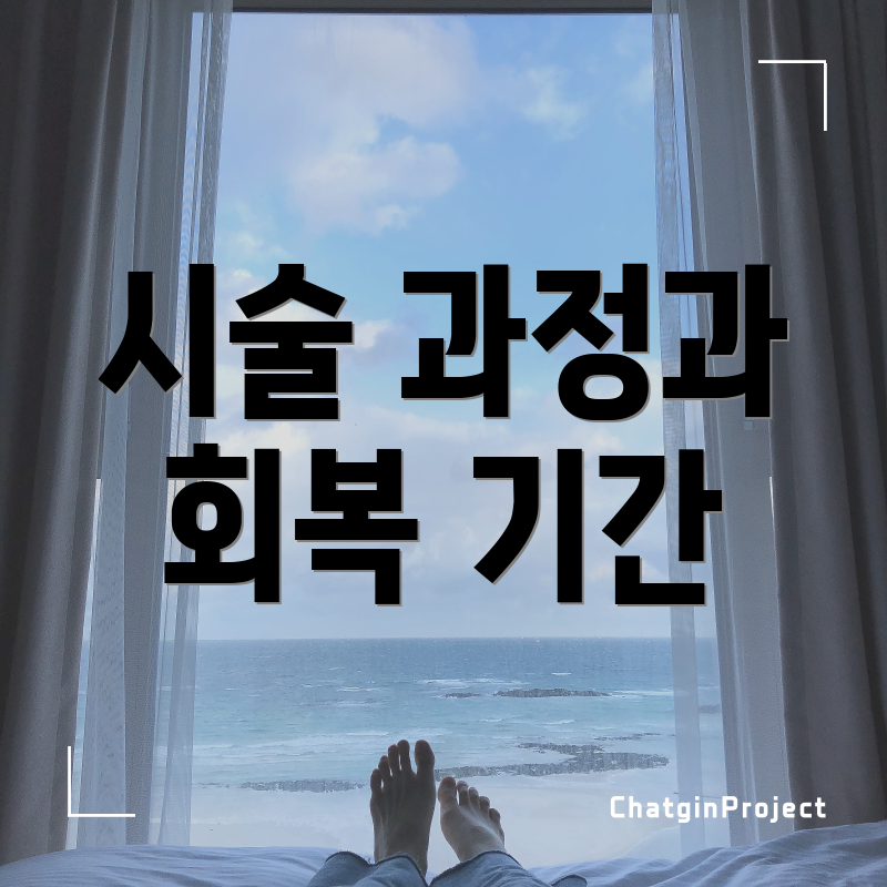 시술 과정과 회복 기간