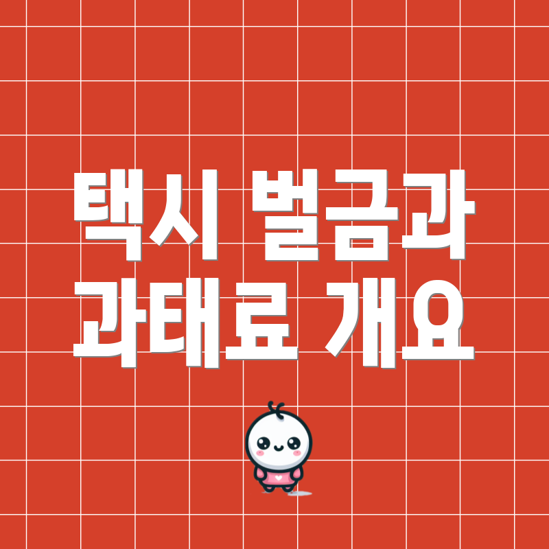 택시 벌금과 과태료 개요