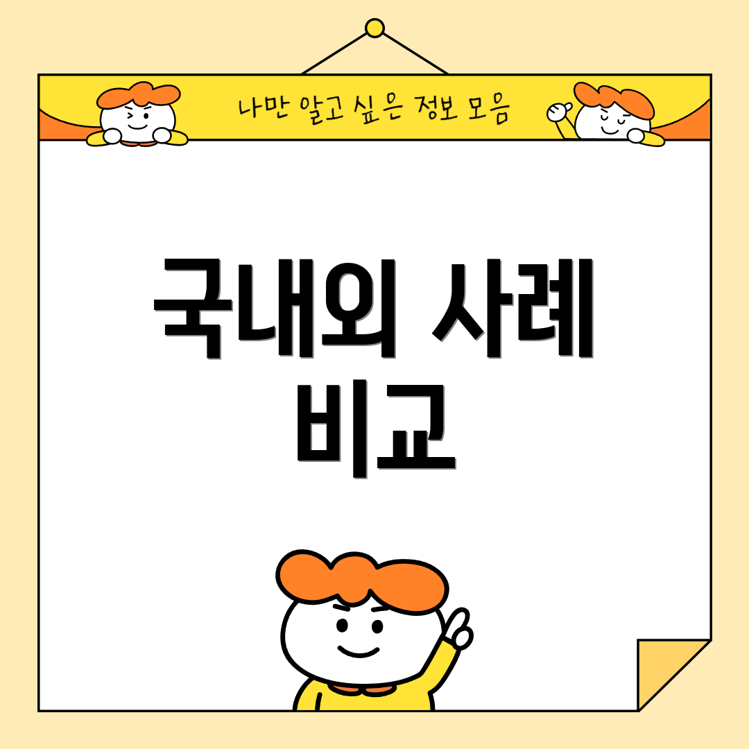국내외 사례 비교