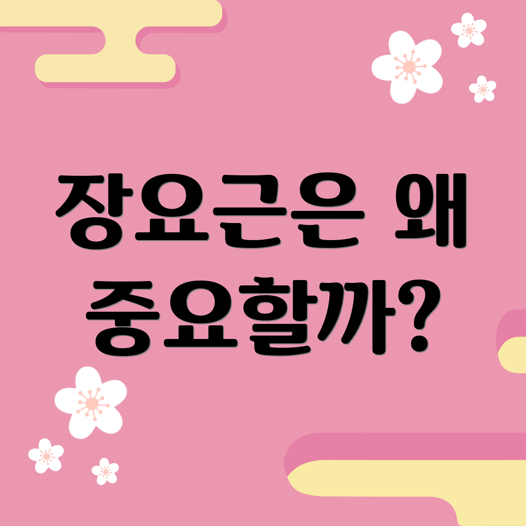 장요근은 왜 중요할까?