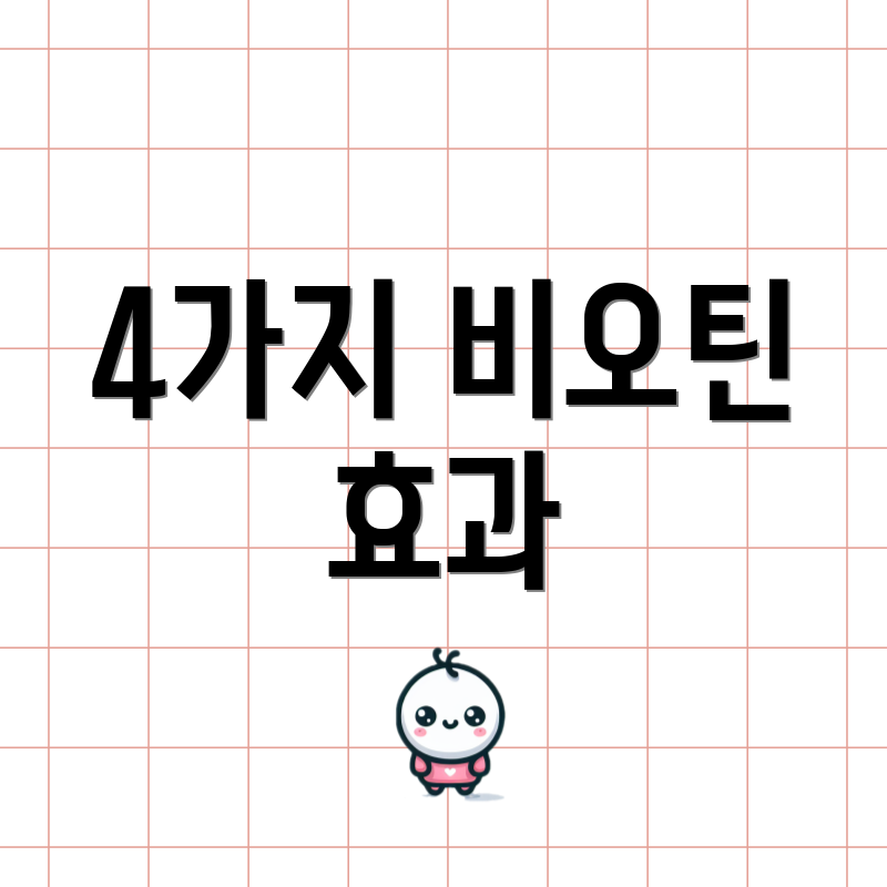 4가지 비오틴 효과