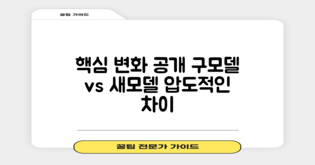 이전 모델과의 변화