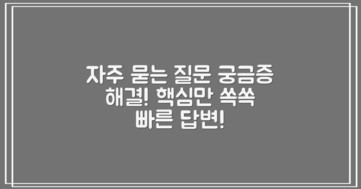 자주 묻는 질문