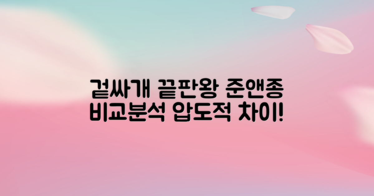 준앤종 겉싸개, 뭐가 다를까요?
